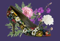 In Bloom. Flowers and Footwear Image 1